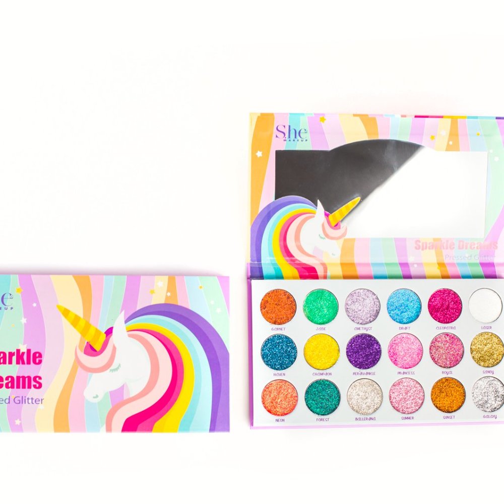 She Cosmetics Pressed Glitter Palette